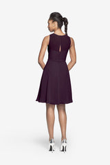PORTER BRIDESMAID DRESS EGGPLANT