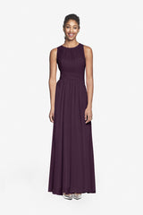 PORTER BRIDESMAID GOWN EGGPLANT