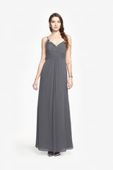 MILFORD BRIDESMAID GOWN PEWTER