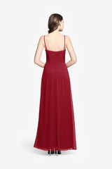MILFORD BRIDESMAID GOWN CRANBERRY