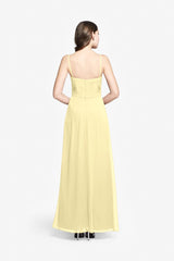 MILFORD BRIDESMAID GOWN SOFT YELLOW