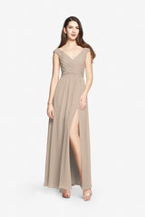 ELIZABETH BRIDESMAID GOWN MOCHA