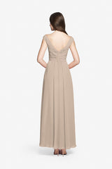 ELIZABETH BRIDESMAID GOWN MOCHA