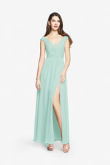 ELIZABETH BRIDESMAID GOWN SEA GLASS