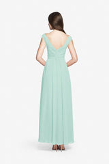 ELIZABETH BRIDESMAID GOWN SEA GLASS