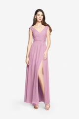 ELIZABETH BRIDESMAID GOWN ORCHID