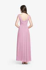 ELIZABETH BRIDESMAID GOWN ORCHID