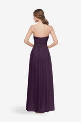 BALDWIN BRIDESMAID GOWN EGGPLANT