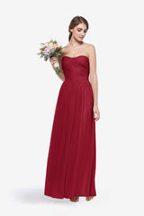 BALDWIN BRIDESMAID GOWN CRANBERRY
