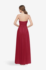 BALDWIN BRIDESMAID GOWN CRANBERRY