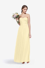 BALDWIN BRIDESMAID GOWN SOFT YELLOW