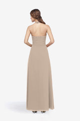 ABBOTT BRIDESMAID GOWN MOCHA