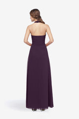 ABBOTT BRIDESMAID GOWN EGGPLANT