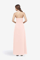 ABBOTT BRIDESMAID GOWN ROSE QUARTZ