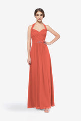 ABBOTT BRIDESMAID GOWN CORAL