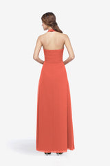 ABBOTT BRIDESMAID GOWN CORAL