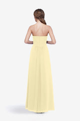BLAINE BRIDESMAID GOWN SOFT YELLOW