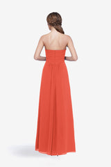 BLAINE BRIDESMAID GOWN CORAL