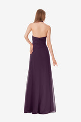 JESSICA BRIDESMAID GOWN EGGPLANT