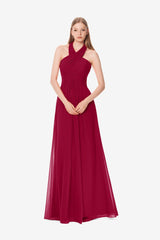 JESSICA BRIDESMAID GOWN CRANBERRY